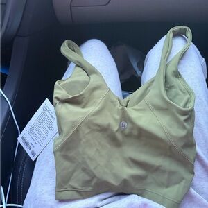 lululemon athletica Olive Green Align Tank